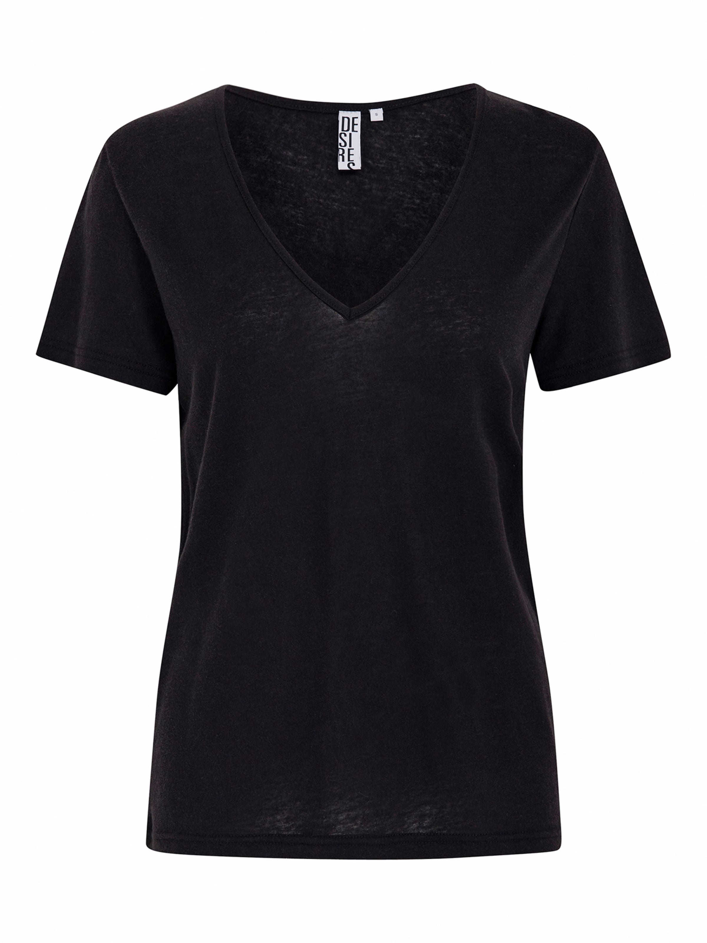 DESIRES T-Shirt 'Jilly ' in Schwarz: Vorderseite