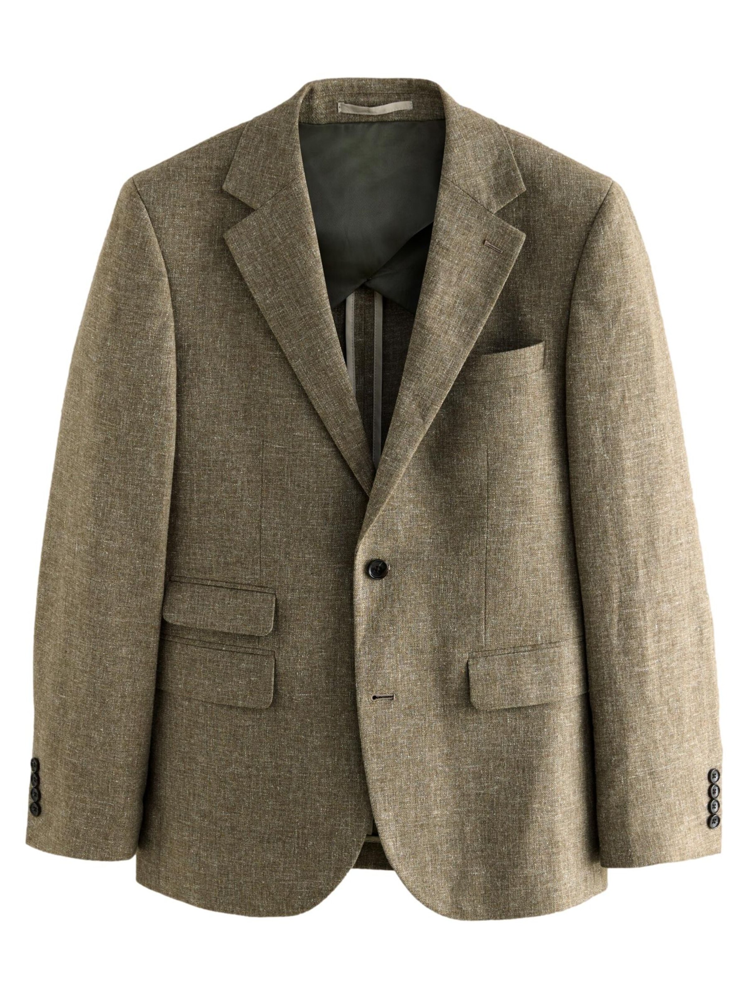 zaļš Next Standarta piegriezums Klasiska žakete: no priekšpuses