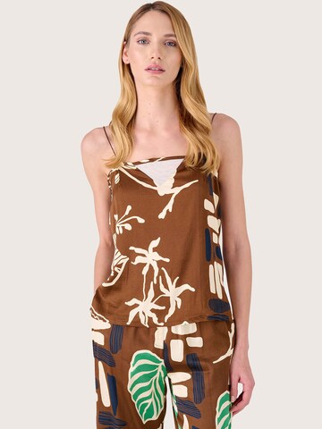 Camomilla Italia Top in Bruin: voorkant