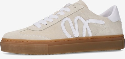 MANFIELD Sneaker in sand / weiß, Produktansicht