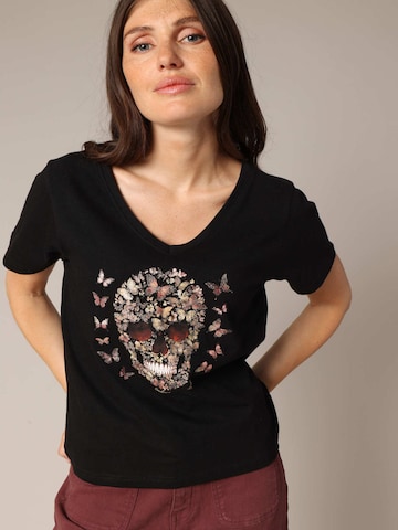 T-shirt 'Beskull' Deeluxe en noir : devant