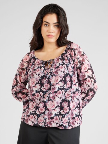 Z-One Blouse 'Cara' in Roze: voorkant