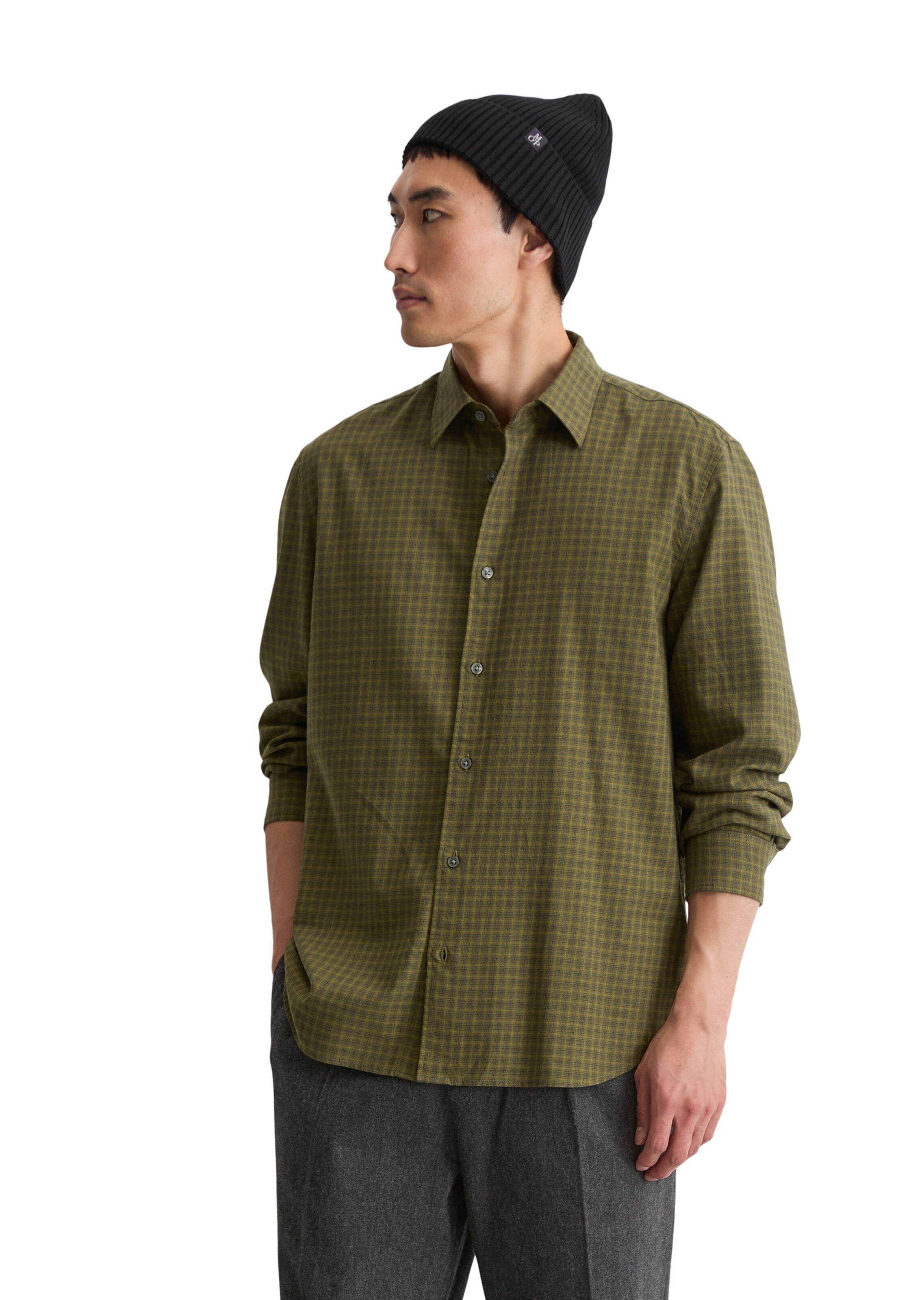 Marc O'Polo Regular fit Button Up Shirt in Green