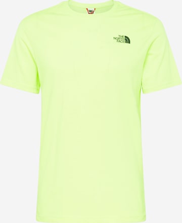 THE NORTH FACE Performance Shirt 'Red Box' in Yellow: front