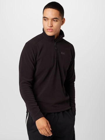 HELLY HANSEN - Jersey deportivo en negro: frente