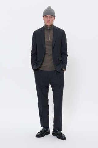 Coupe regular Veste de costume 'MAgeorge' Matinique en marron