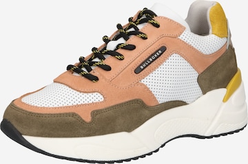 BULLBOXER Sneakers laag in Bruin: voorkant