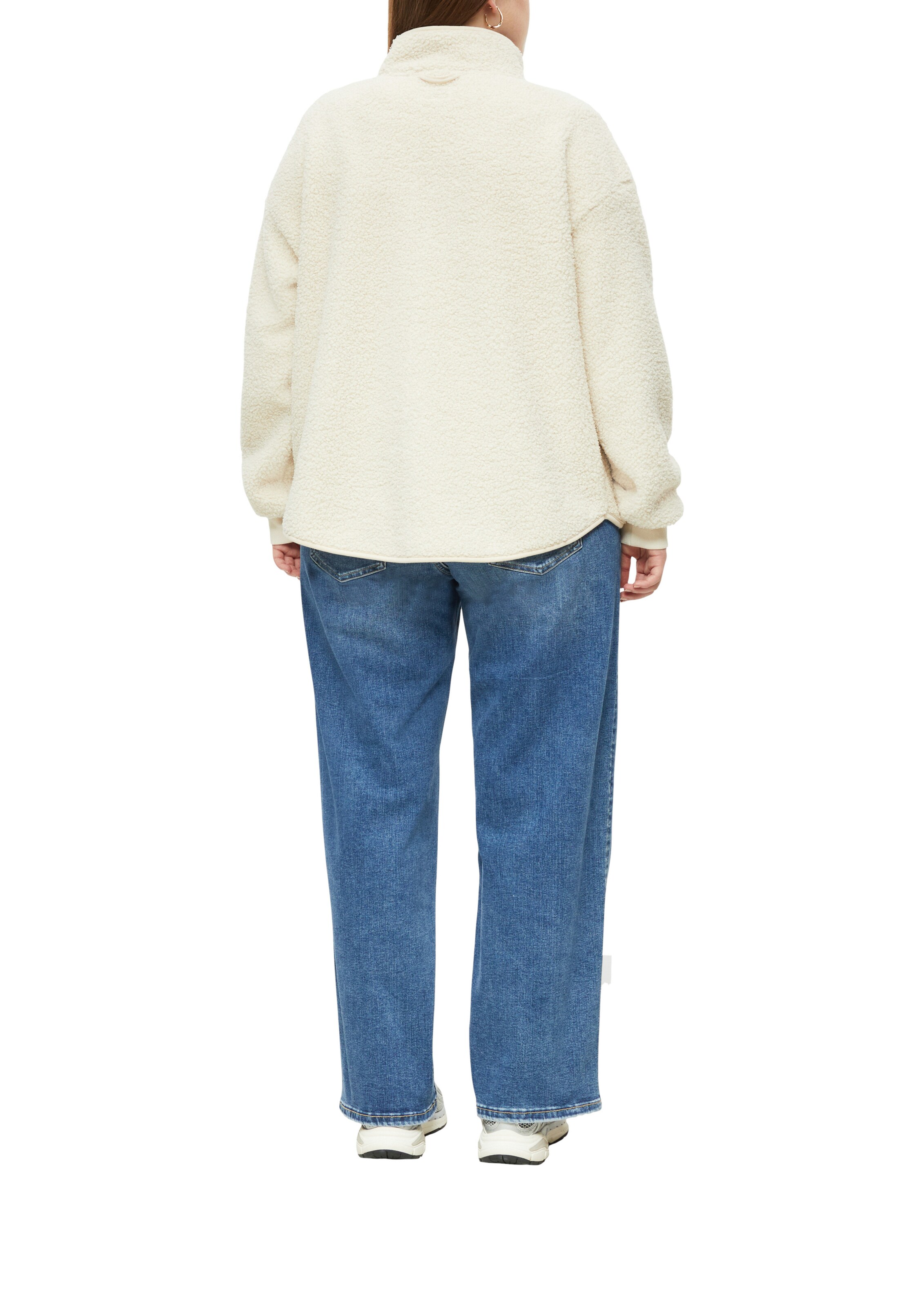 Veste en polaire QS en beige