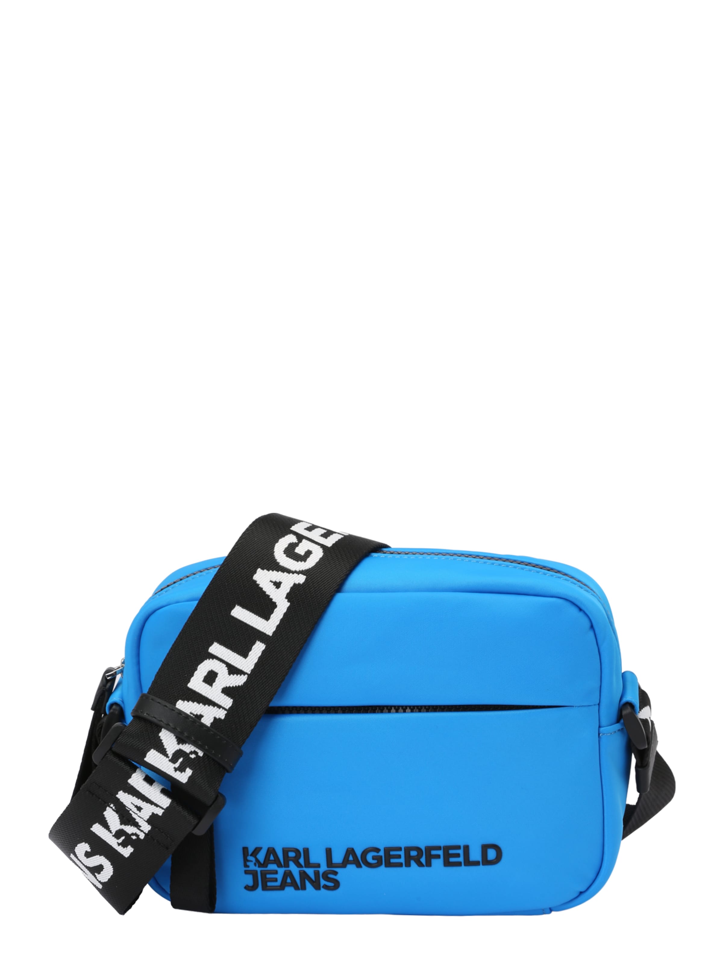 Borsa a tracolla 'ESSENTIAL' di KARL LAGERFELD JEANS in blu: frontale