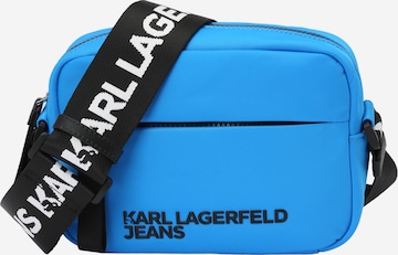 KARL LAGERFELD JEANSTorba preko ramena 'ESSENTIAL' - plava boja: prednji dio
