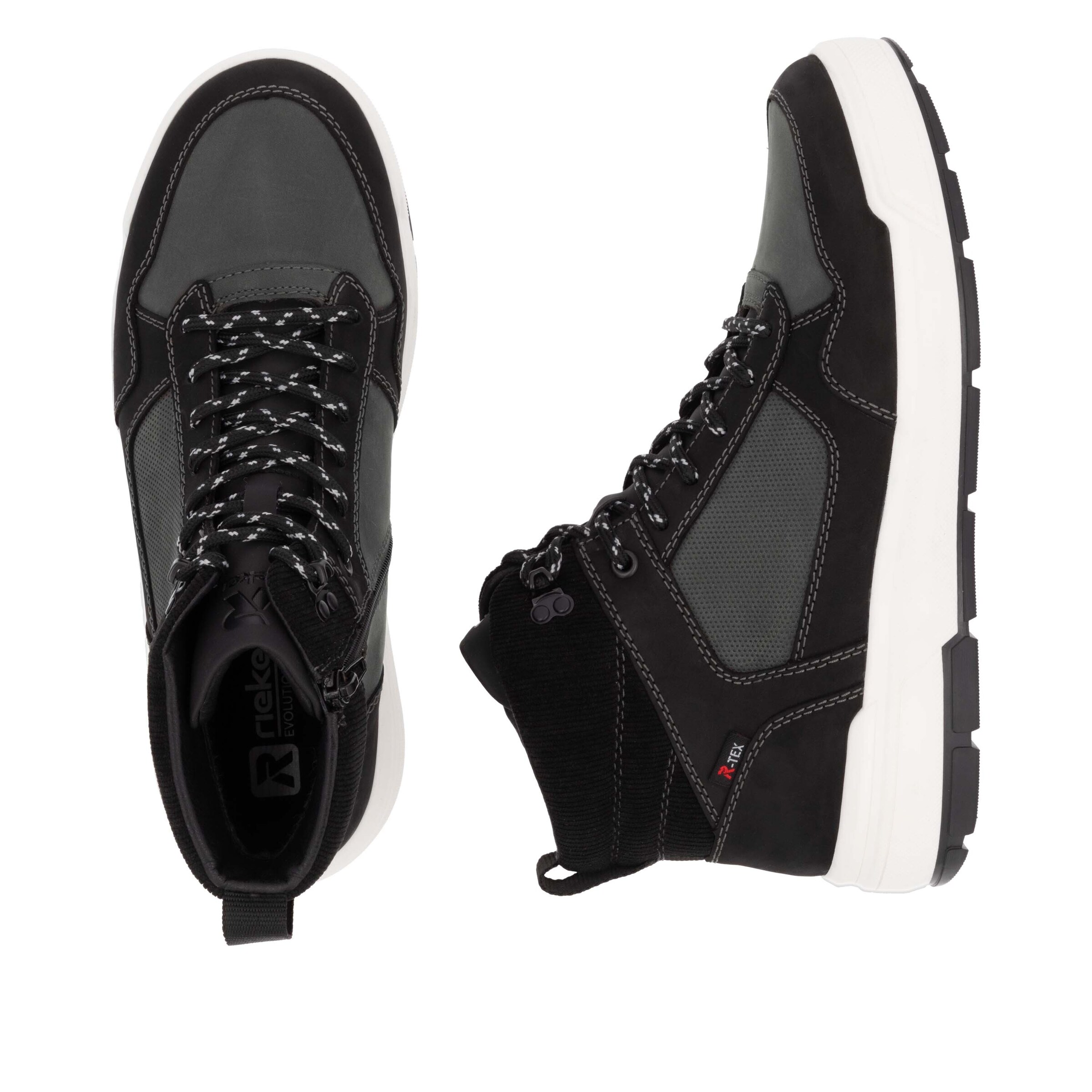 Bottines à lacets 'Evolution' Rieker Sport en noir