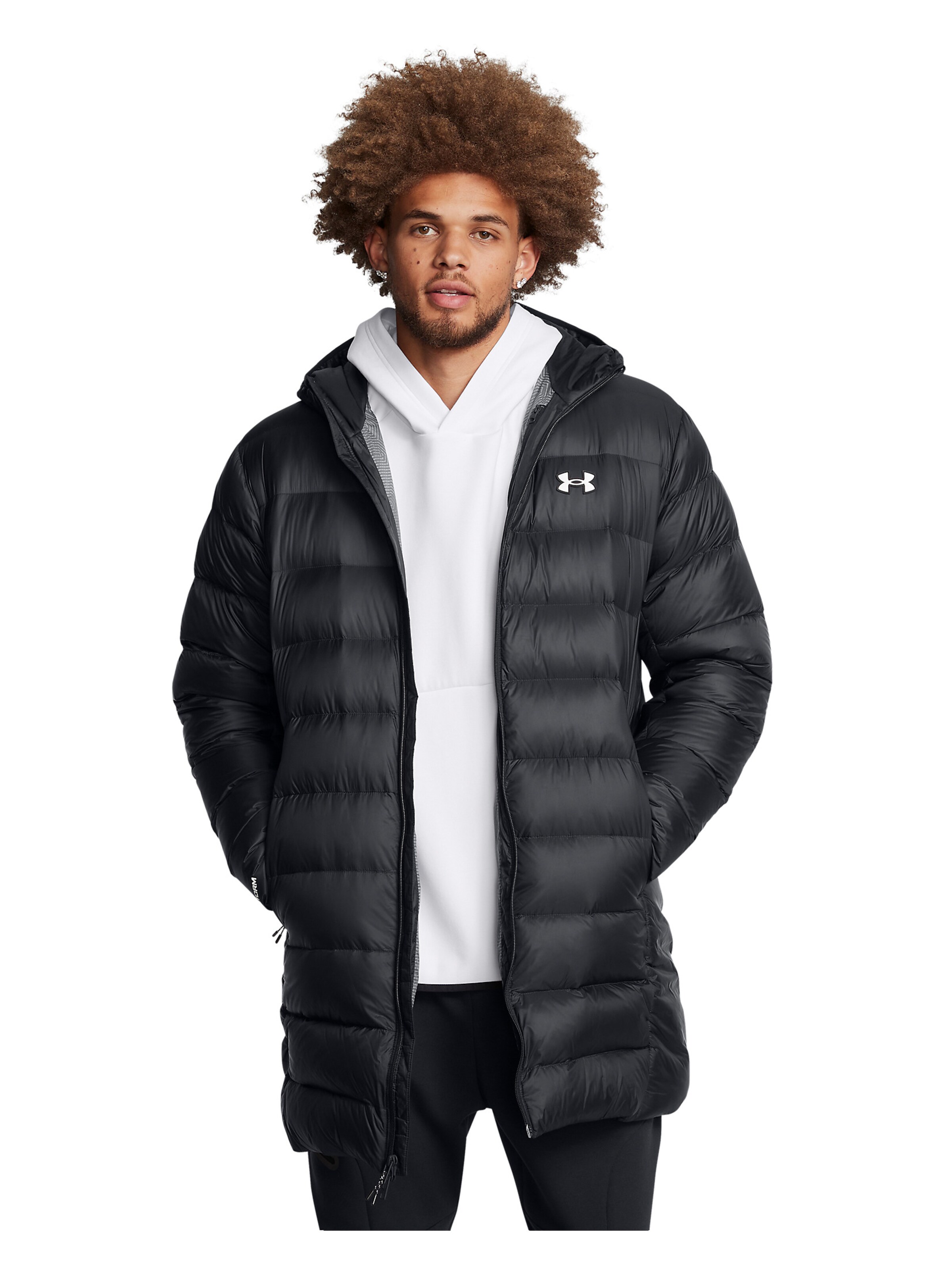 UNDER ARMOUR Sports jacket in Black: front