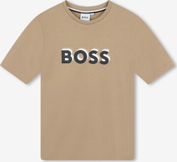 BOSS Kidswear Футболка в Бежевый: спереди