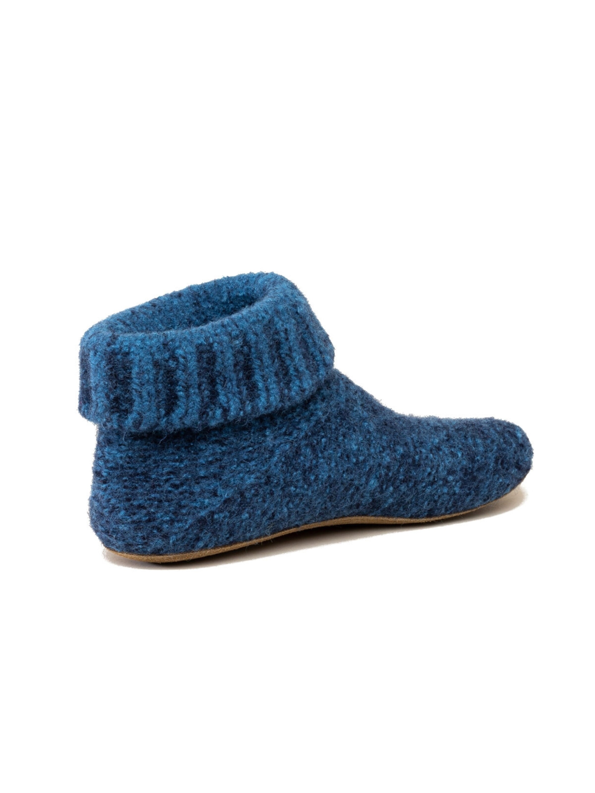 Gottstein Slippers 'Hüttenschuhe Knit Boot' in Blue