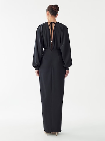 Rochie de seară 'Elena' de la BWLDR pe negru