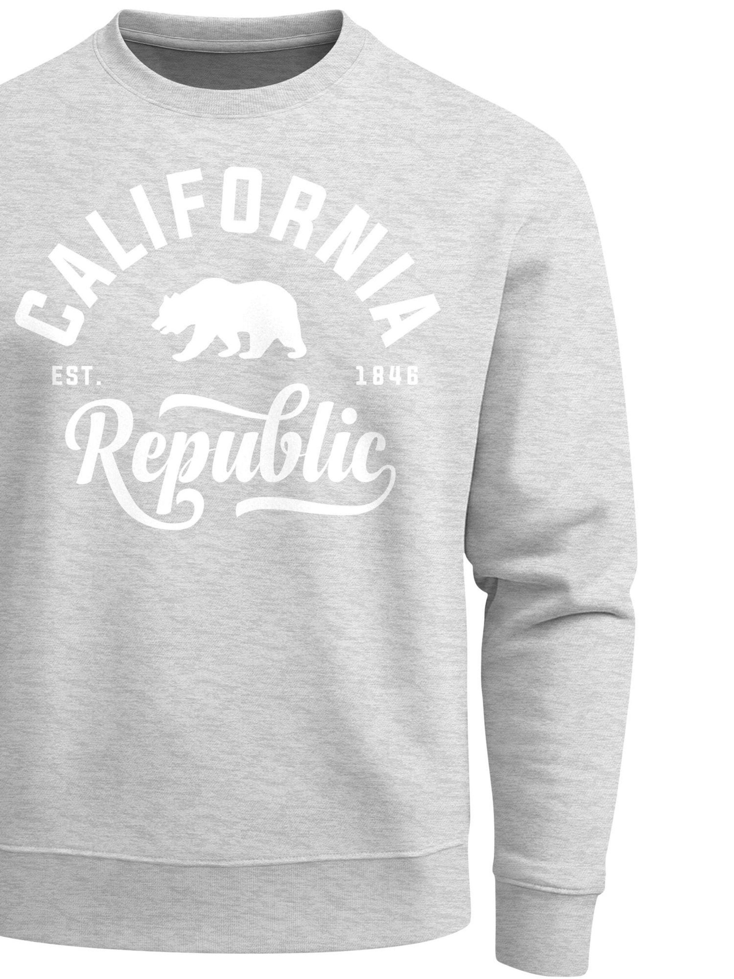 Neverless Sweatshirt 'California' in Grey