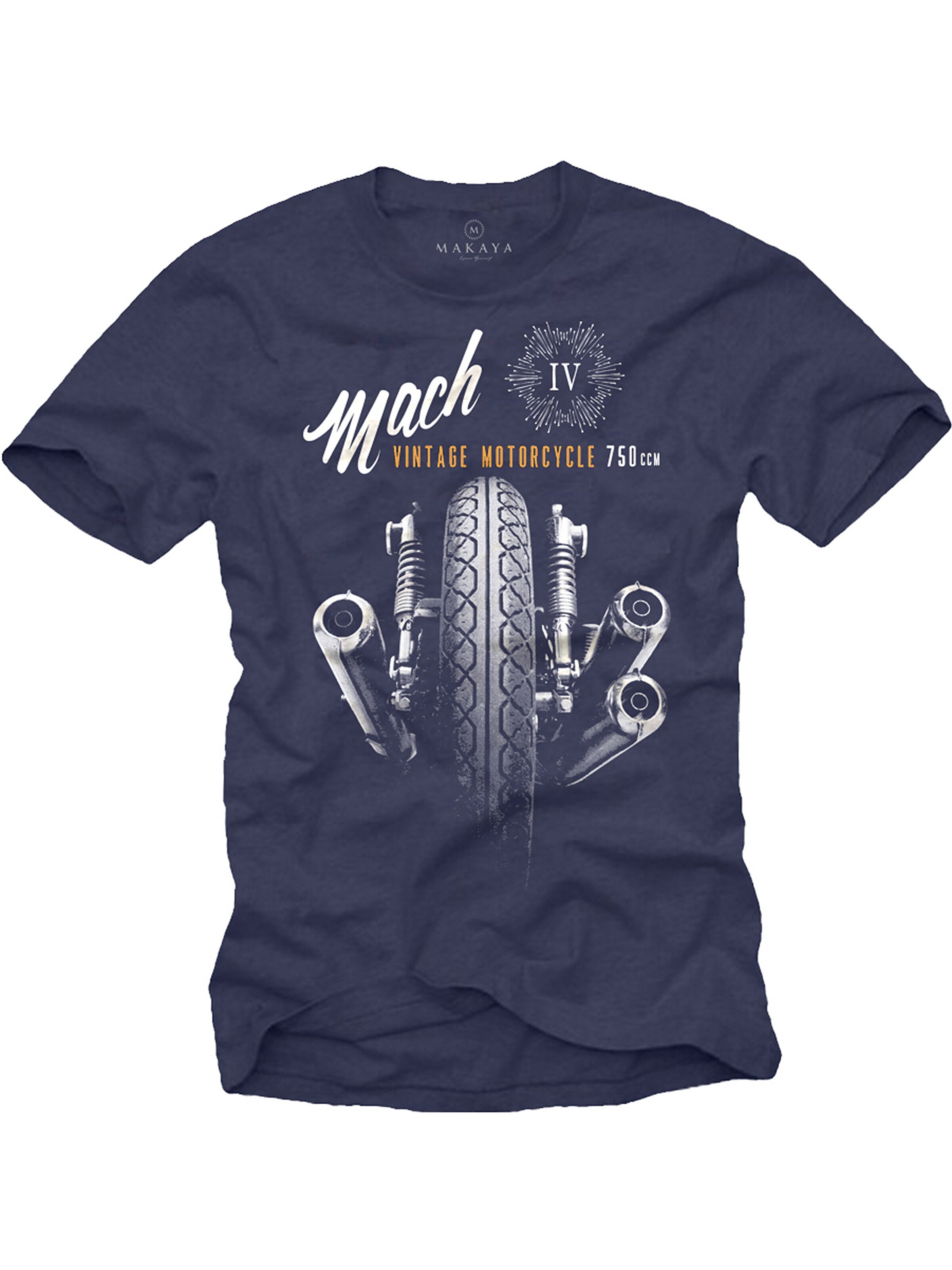 MAKAYA Shirt 'Mach 4' in Blue: front