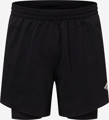 Regular Pantalon de sport 'Designed 4 Two-In-One' ADIDAS PERFORMANCE en noir : devant