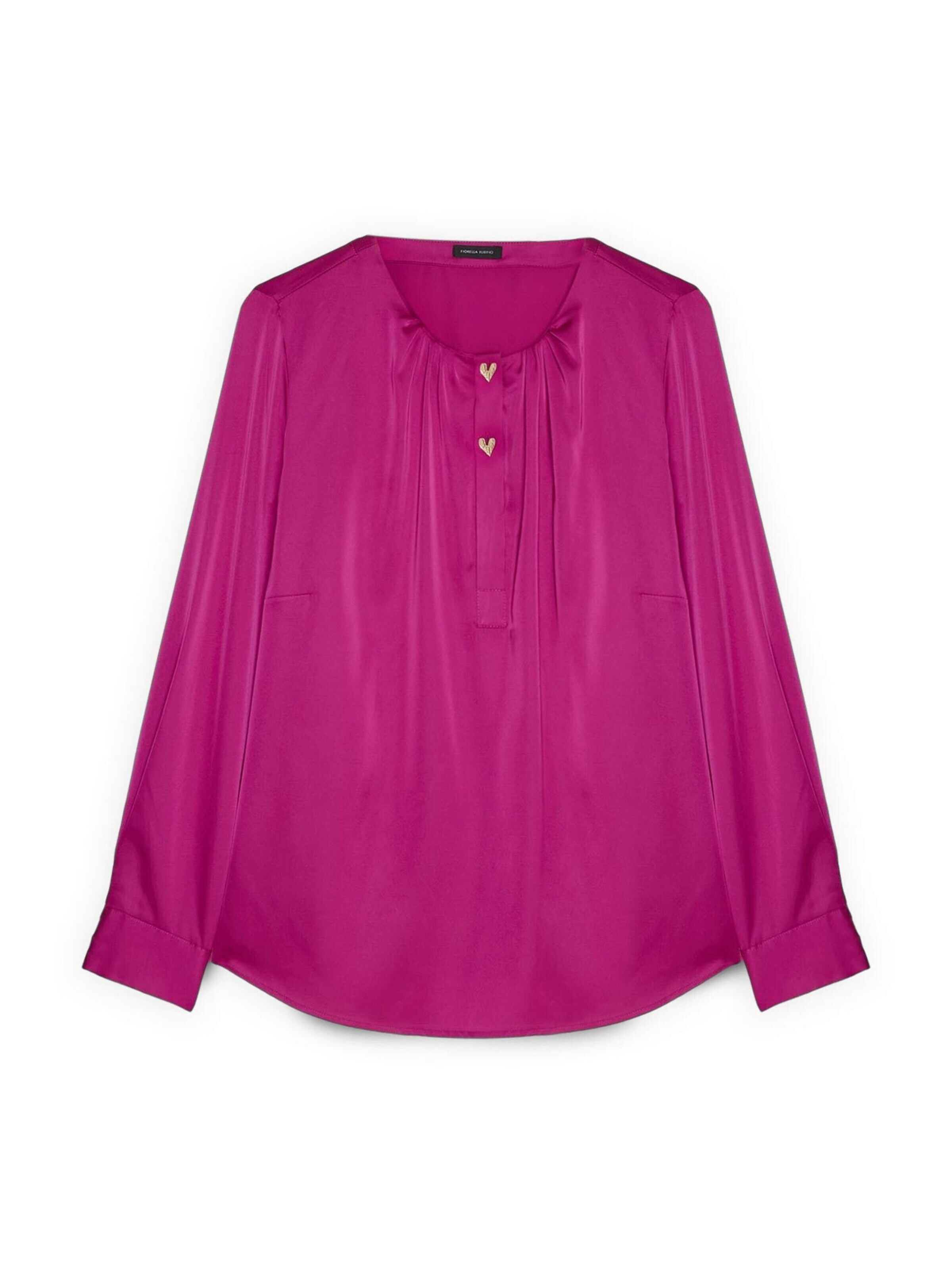 Camicia da donna di Fiorella Rubino in rosa: frontale