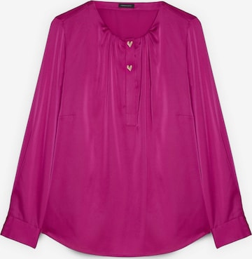 Camicia da donna di Fiorella Rubino in rosa: frontale