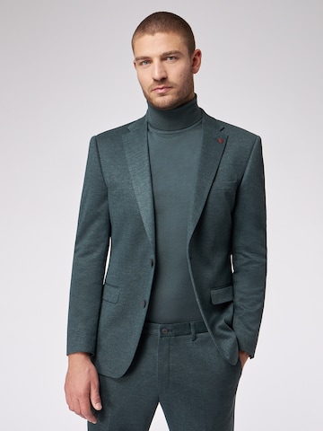 Coupe slim Costume ROY ROBSON en vert : devant