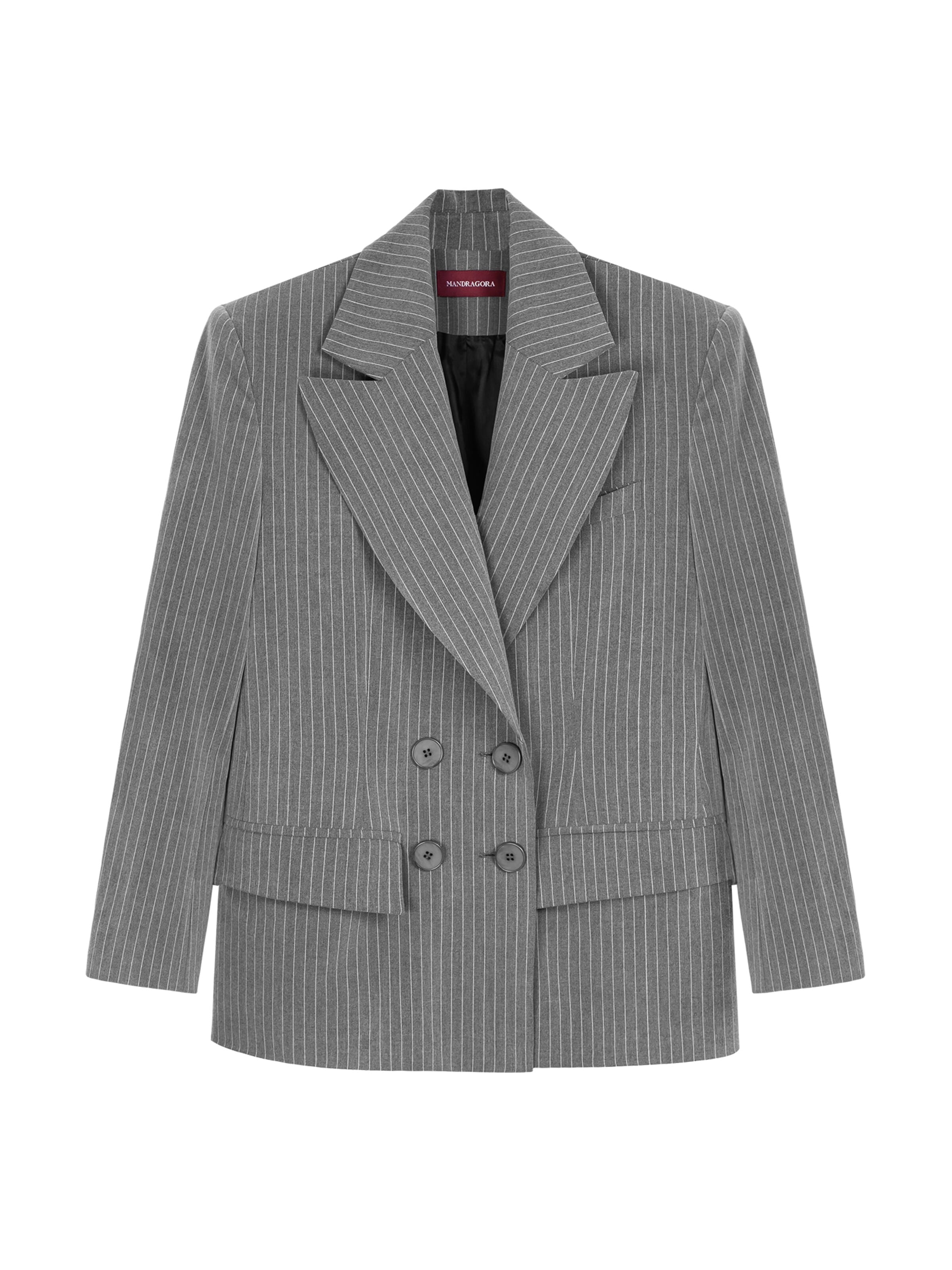 mandragora Blazer 'Gante' in Grey: front