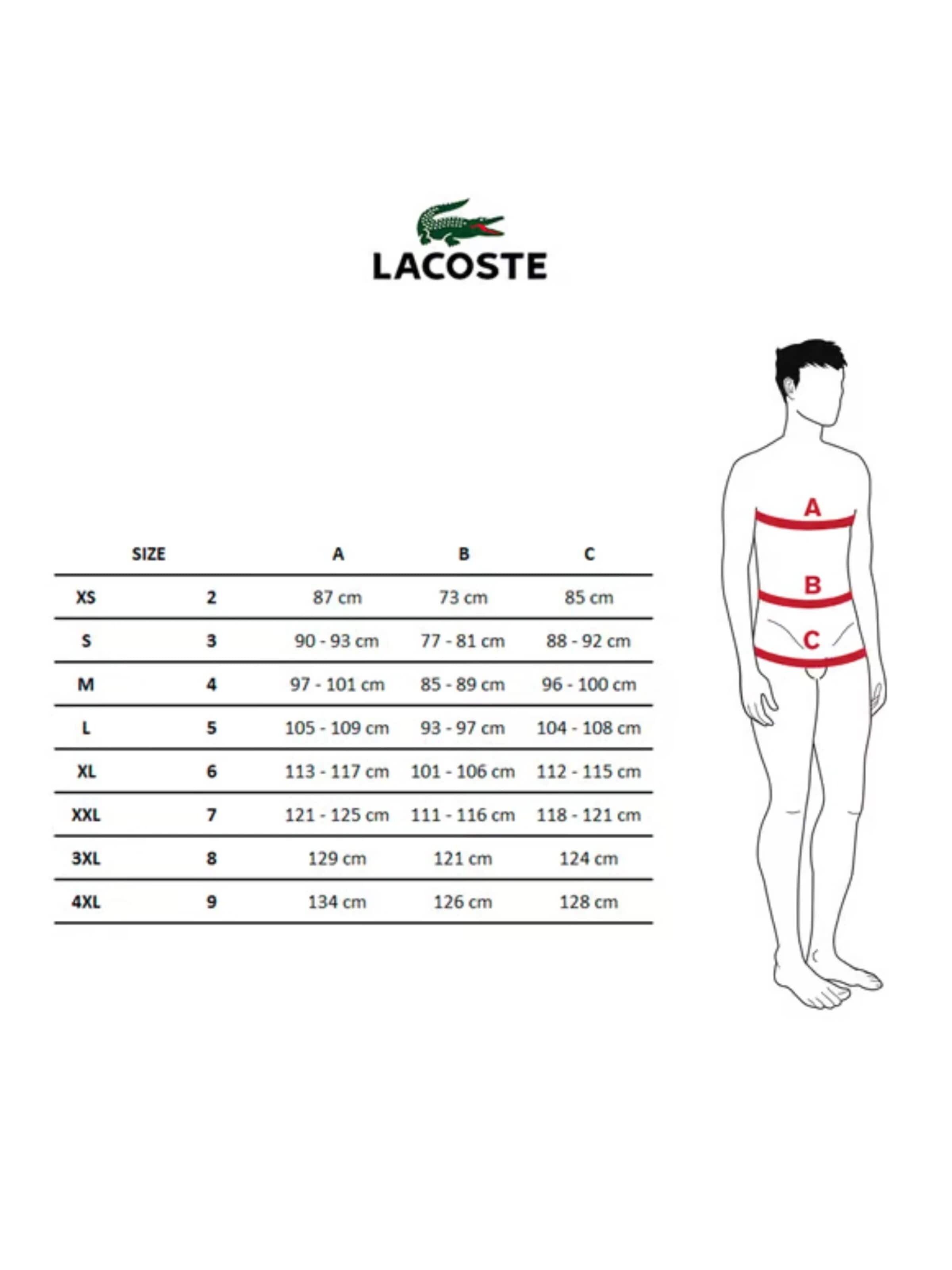 LACOSTE - Calzoncillo boxer en azul