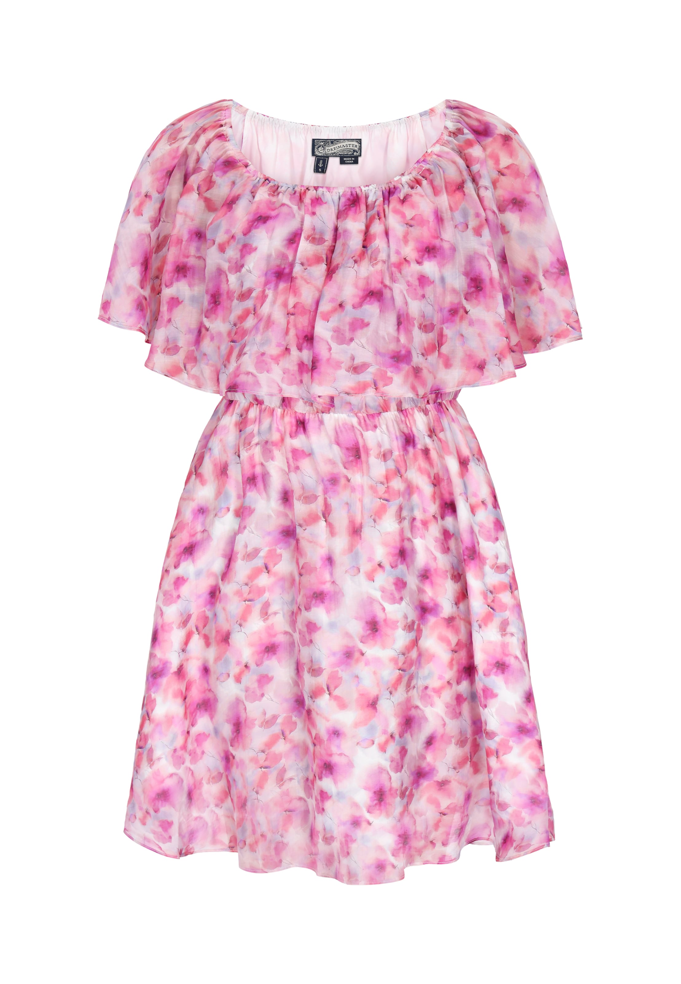 rózsaszín / fukszia / rózsaszín / fehér DreiMaster Vintage Ruha, Termék nézet