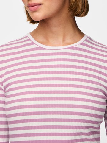 PIECES Shirt 'PCRUKA' in Purple