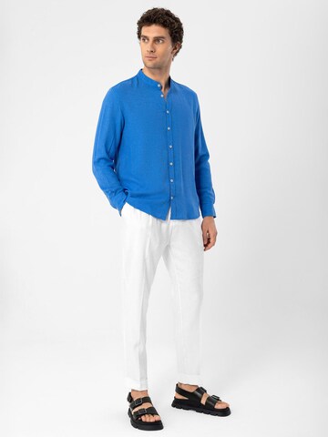 Antioch Regular fit Button Up Shirt in Blue