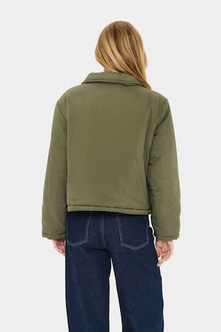 SAINT TROPEZ Between-season jacket 'SZ Linn' in Green