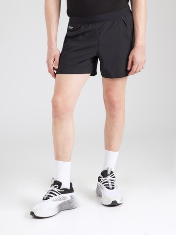 ASICS Regular Sports trousers 'ROAD' in Black: front