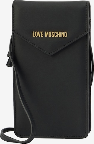 Sac à bandoulière Love Moschino en noir : devant