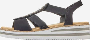 Rieker Sandal 'Marokko' i svart