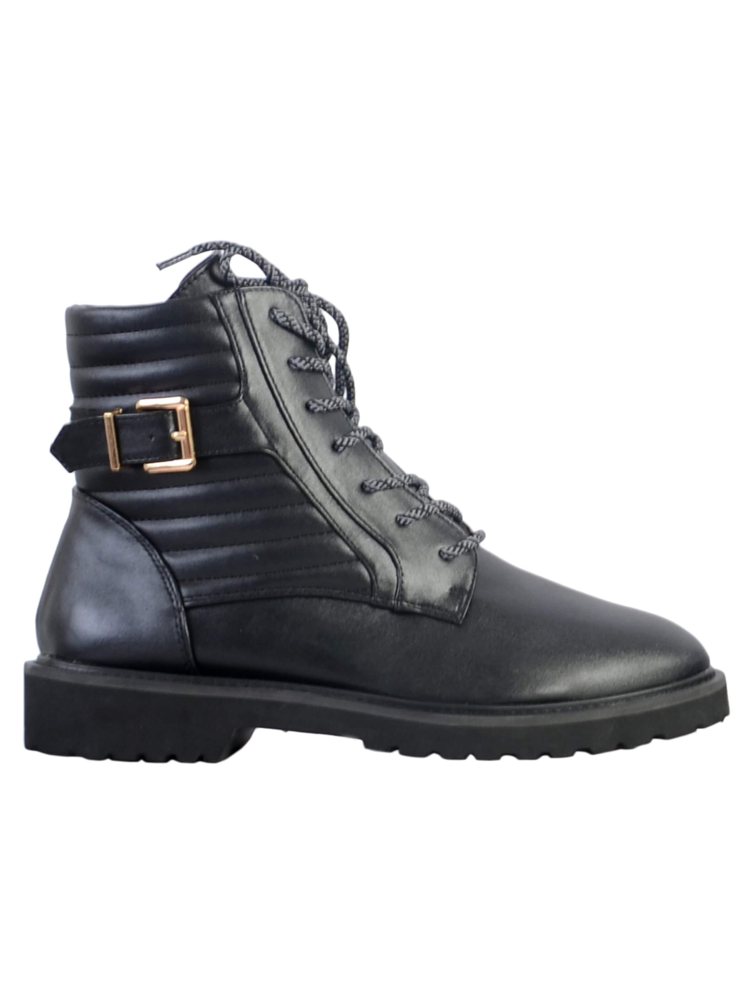 Ankle boots di The Divine Factory in nero: frontale
