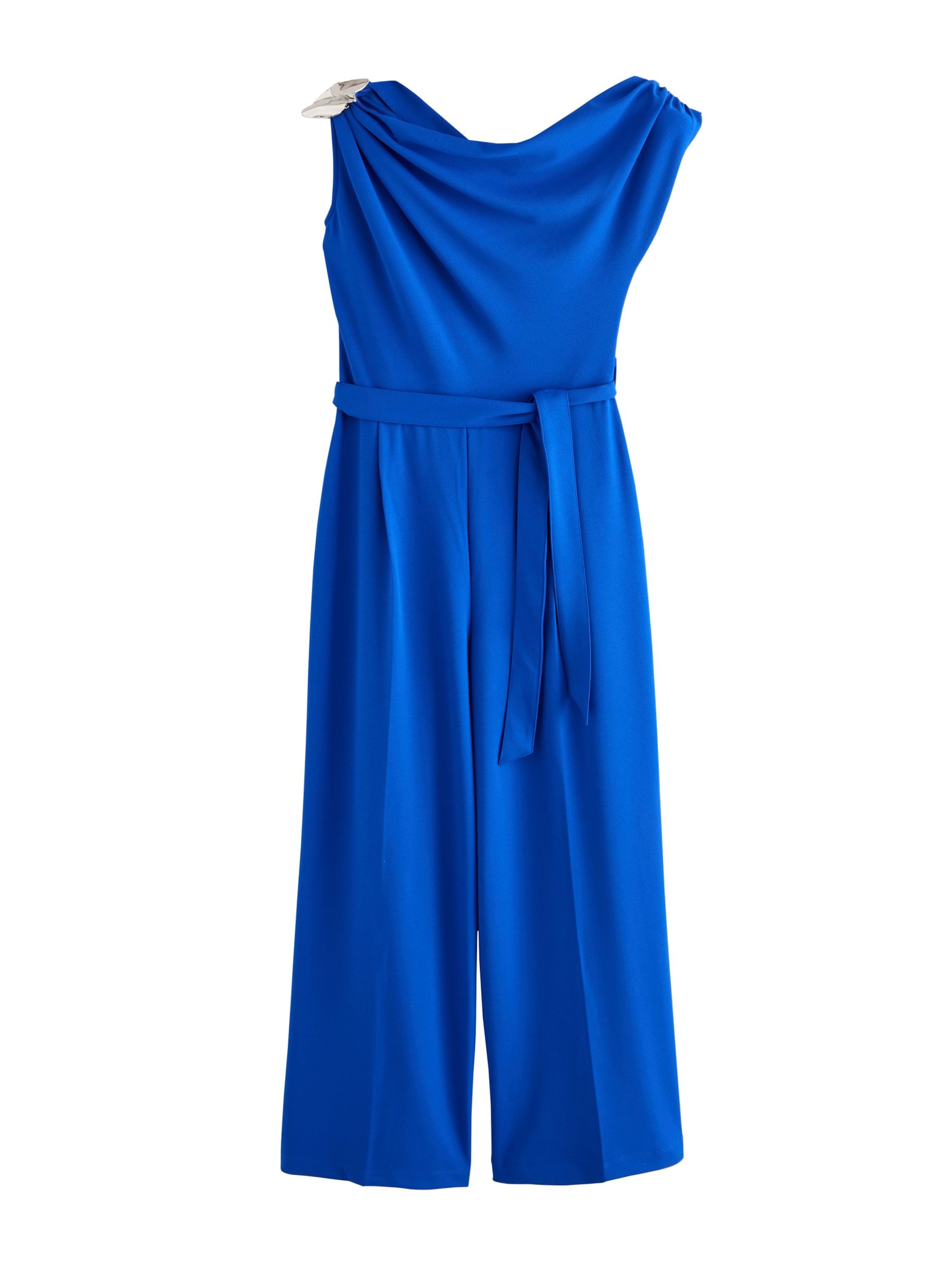 Next Jumpsuit in Blauw: voorkant