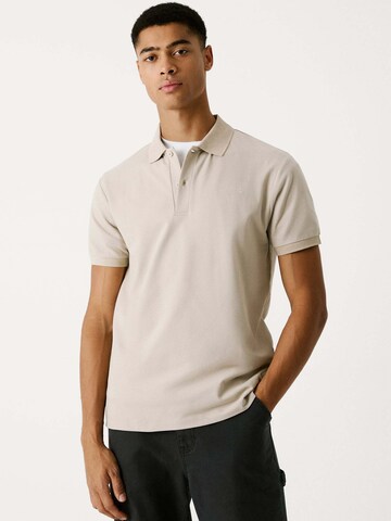Red Bull Racing x Pepe Jeans Poloshirt in Beige: Vorderseite