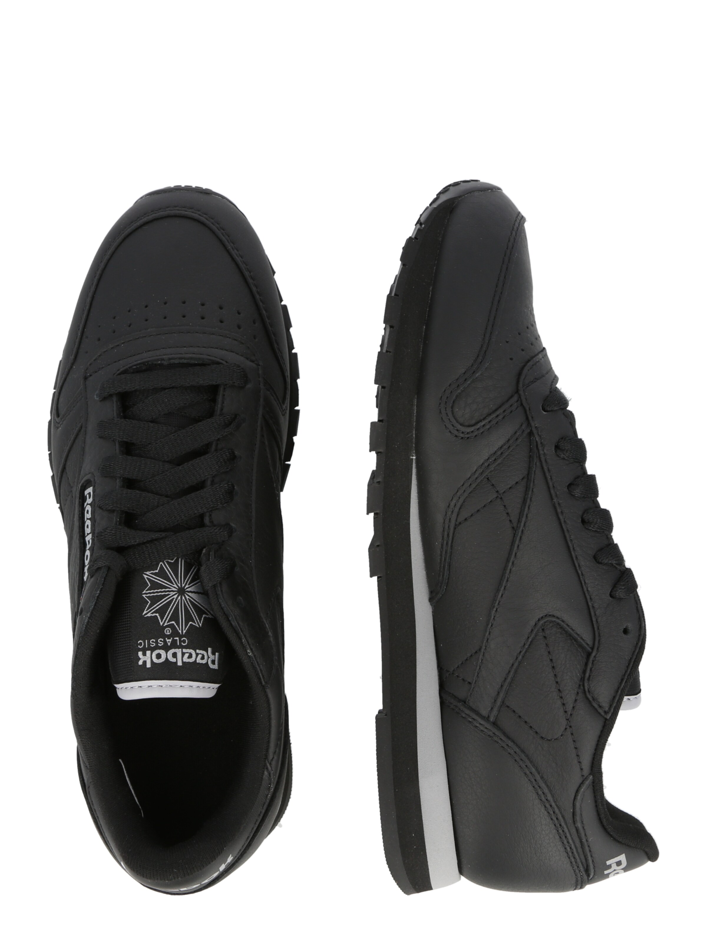 Reebok Låg sneaker 'Classic' i svart