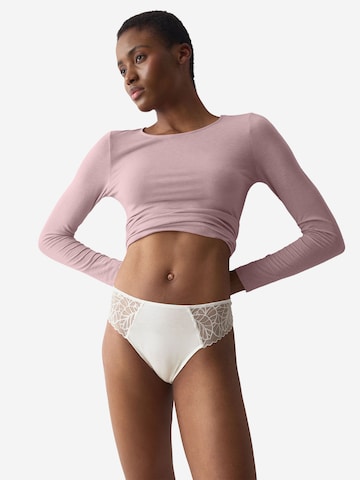 TRIUMPH Slip ' Red Label Pretty Modal ' in White: front