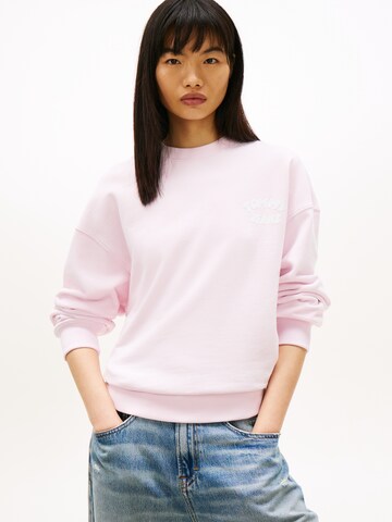 Tommy Jeans Sweatshirt in Pink: Vorderseite