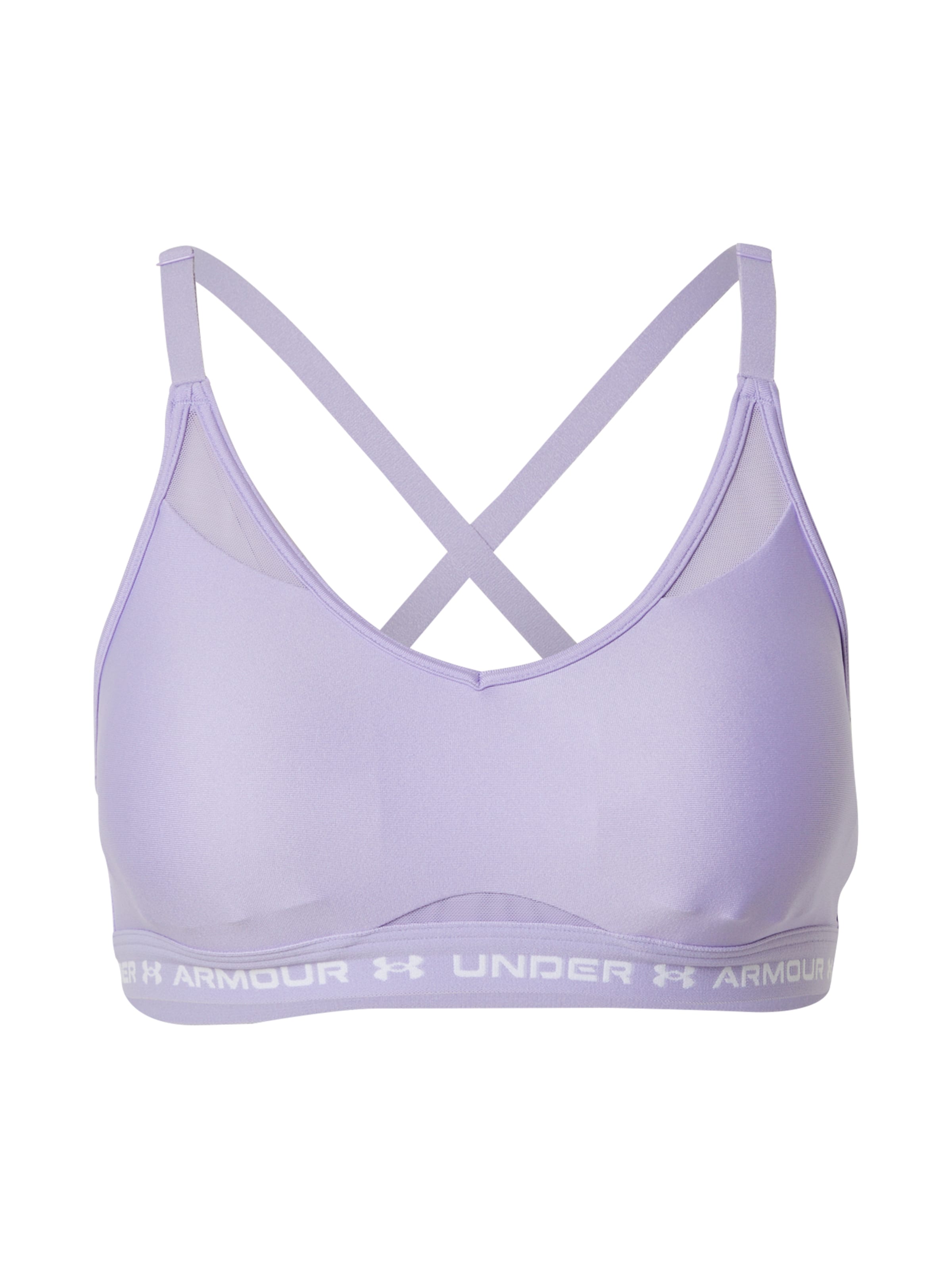Reggiseno sportivo di UNDER ARMOUR in lilla: frontale