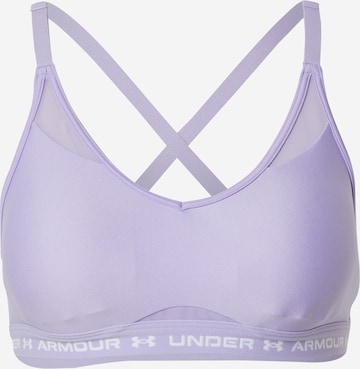 Soutien-gorge de sport UNDER ARMOUR en violet : devant