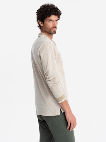 T-Shirt 'OM-POLS-0129' Ombre en beige