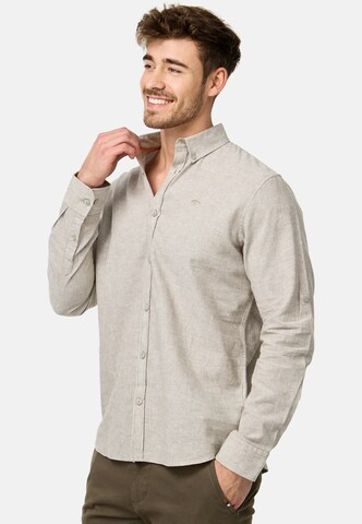Coupe regular Chemise 'Theon' INDICODE JEANS en vert