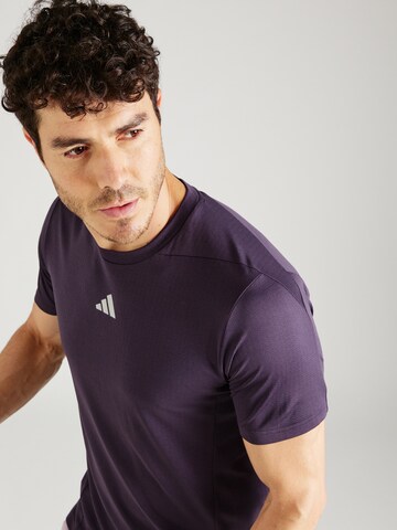 ADIDAS PERFORMANCE Sportshirt 'D4T Hiit Workout Heat.Rdy' in Lila