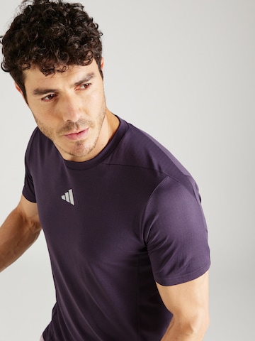 ADIDAS PERFORMANCE Sportshirt 'D4T Hiit Workout Heat.Rdy' in Lila