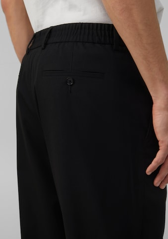 s.Oliver BLACK LABEL Wide Leg Hose in Schwarz