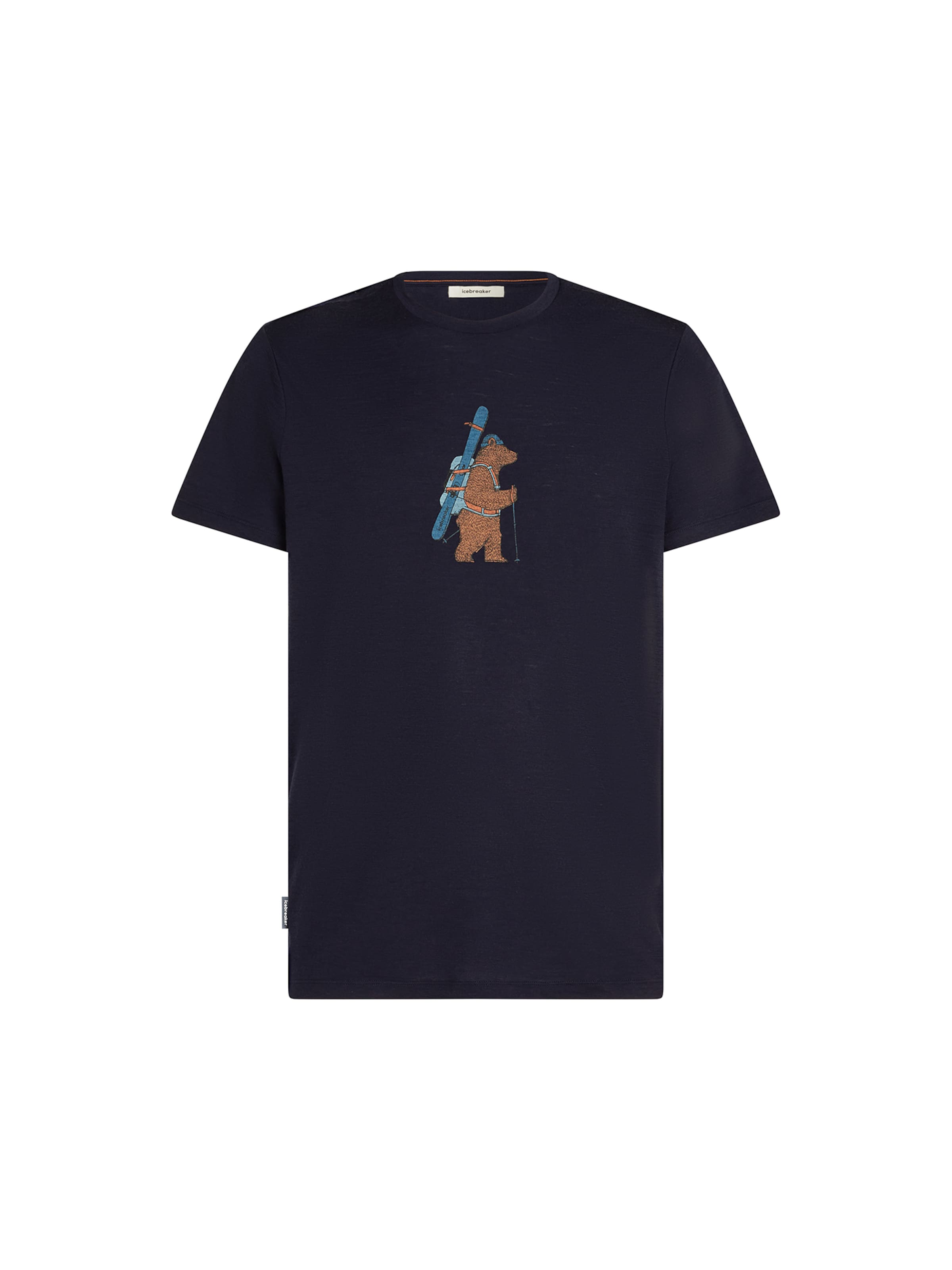 Tricou funcțional 'Tech Lite' de la ICEBREAKER pe portocaliu: față