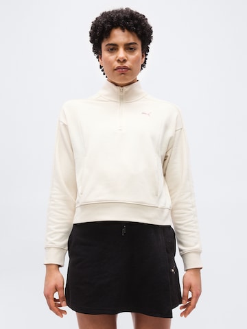 PUMASportska sweater majica 'Class' - bijela boja: prednji dio