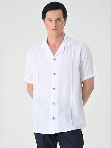 Regular fit Camicia di Antioch in bianco: frontale